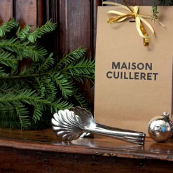 Pince de service coquillage en inox