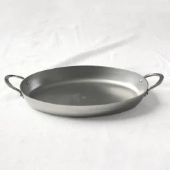 Plat à four ovale en fer