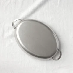 Plat à four ovale en fer