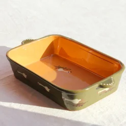 Plat à four rectangulaire alsacien