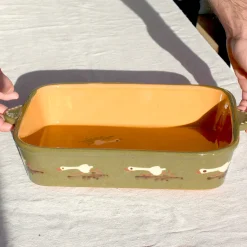 Plat à four rectangulaire alsacien