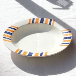 Plat de service creux basque