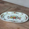 Plat ovale de service vintage "Summer Days"