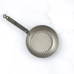 Poêle ronde grill en fer