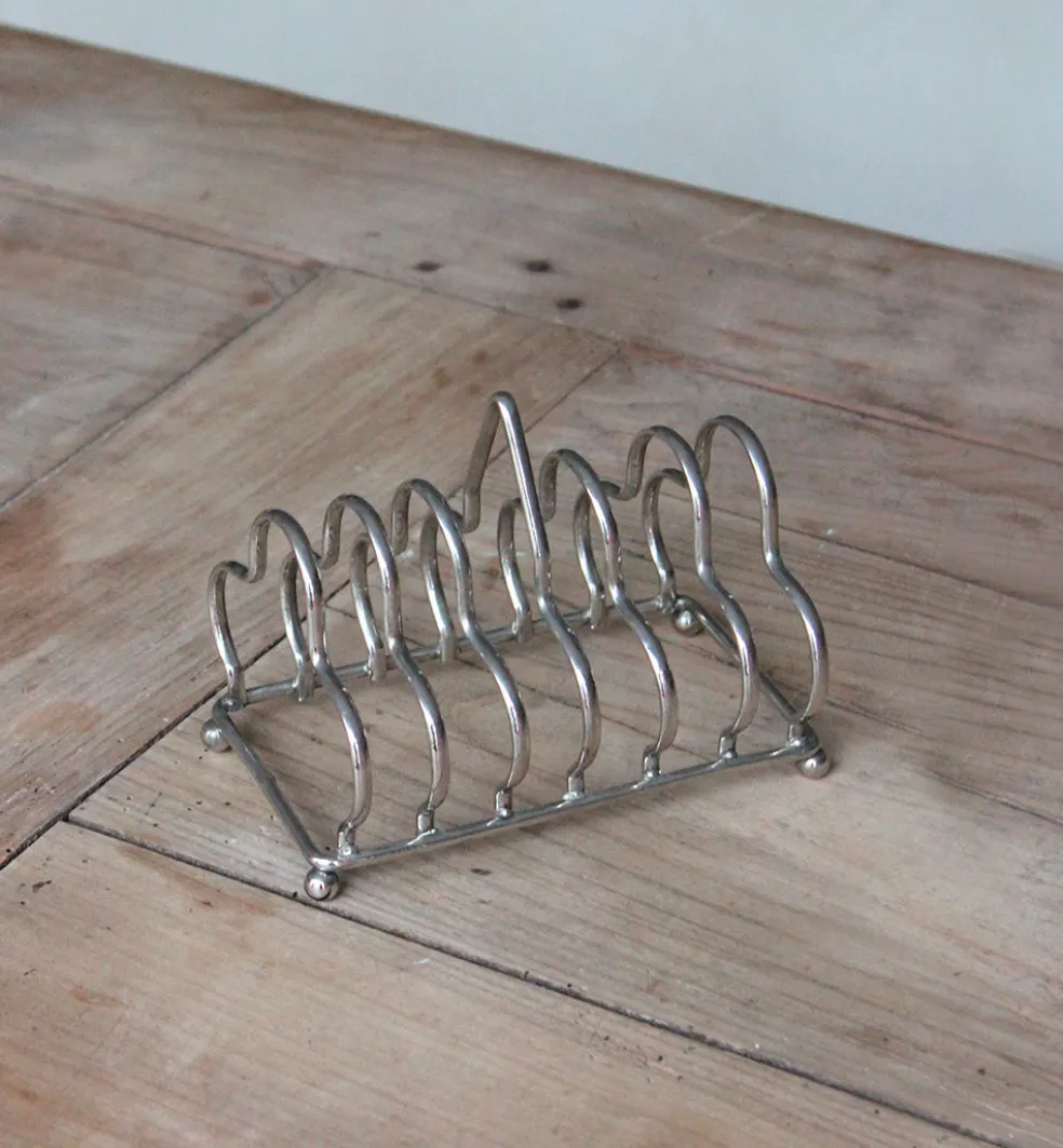 Porte-toast vintage en métal