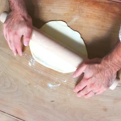 Rouleau à pâtisserie en hêtre sans poignée