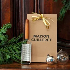 Râpe en inox manche en bois de prunier