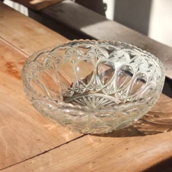 Saladier en verre transparent