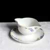 Saucière aux marguerites bleues