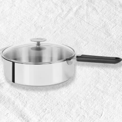 Sauteuse en inox 18/10 avec manche amovible