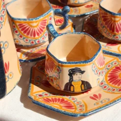 Service à café en faïence de Quimper