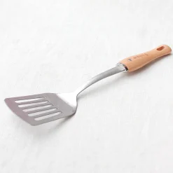 Spatule inox manche en bois