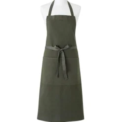 Tablier en lin et coton