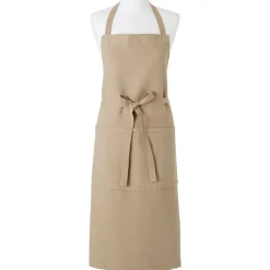 Tablier en lin et coton