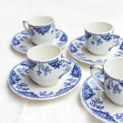 Tasses à café style anglais