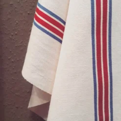Torchon en lin et coton