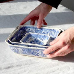 Trio de petits plats carrés