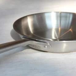 Trio de poêles en inox 18/10 manche fixe