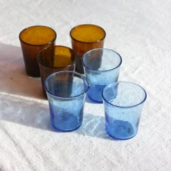 Verre à eau bullé